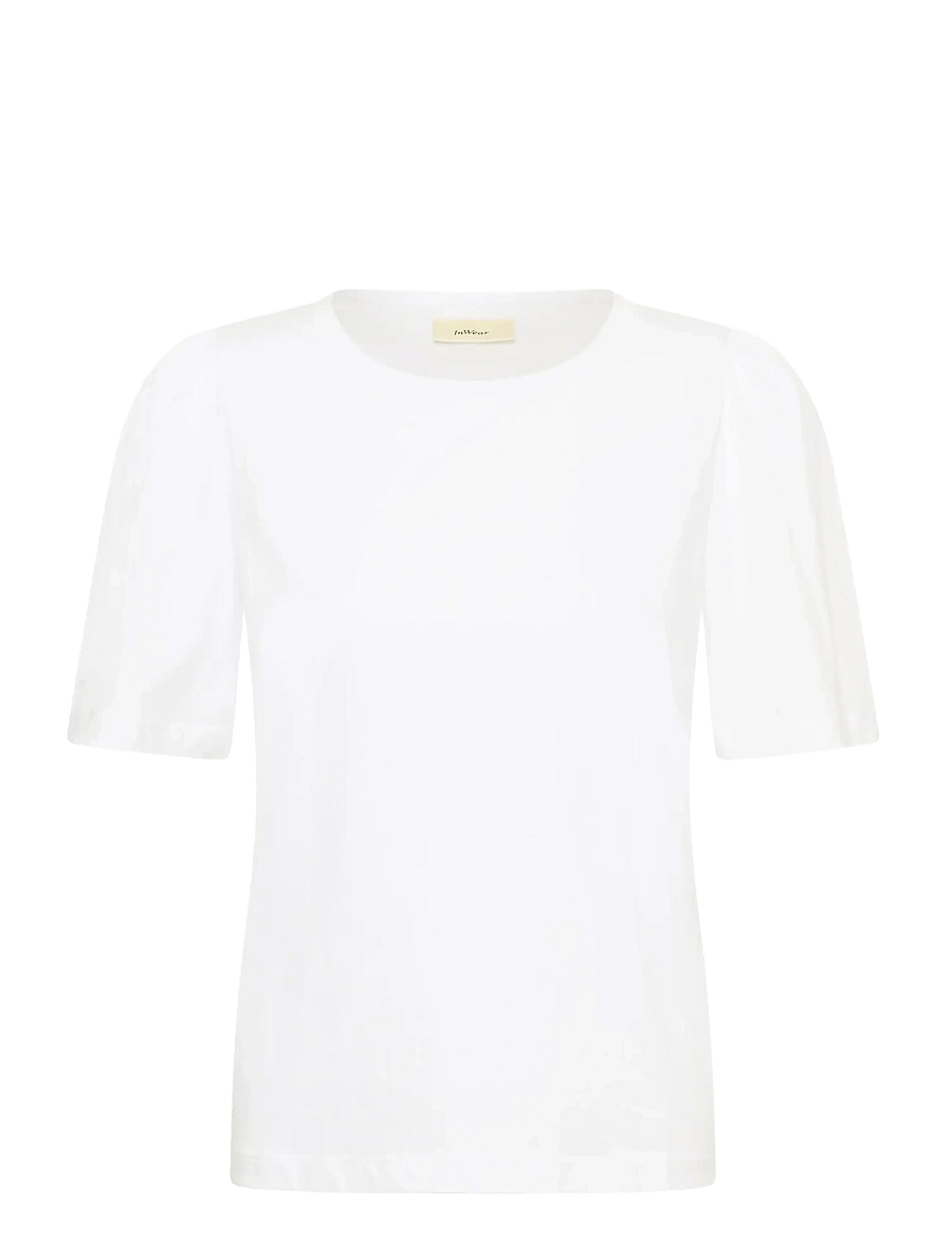 InWear - PFIAIW GATHERING TSHIRT - t-shirts - pure white - 1