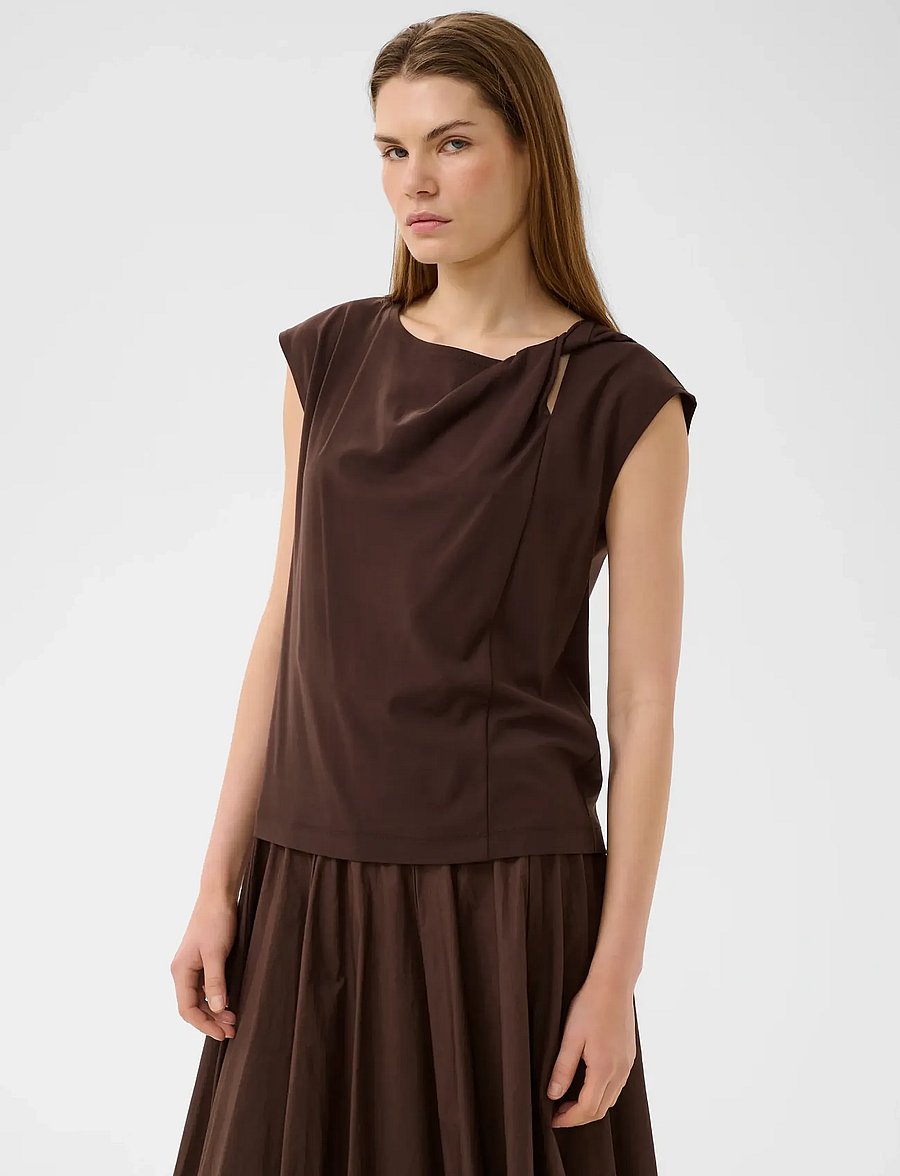 InWear - PENNIEIW TOP - t-shirts - coffee bean - 0