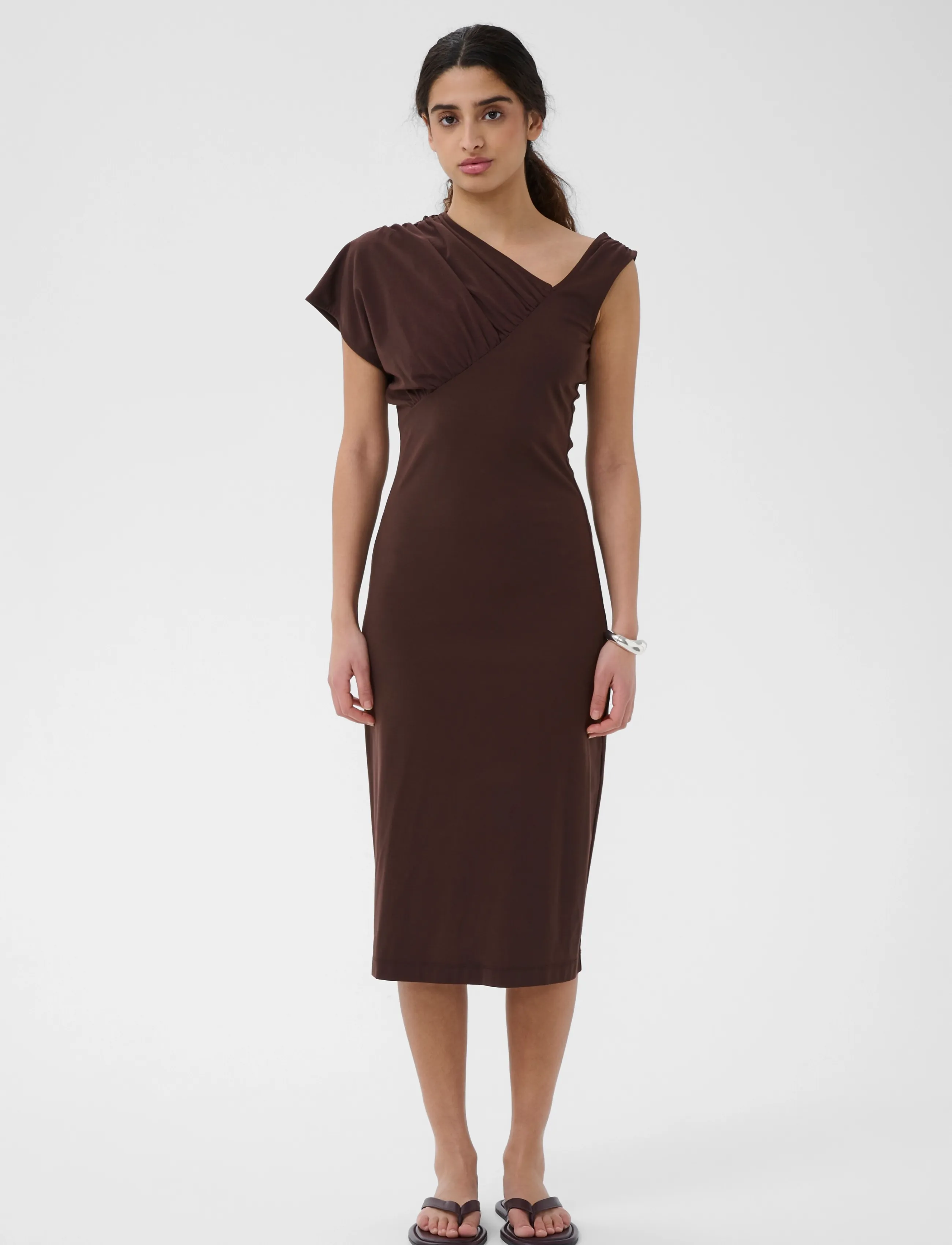 InWear PENNIEIW DRESS - Festkläder - COFFEE BEAN / brown