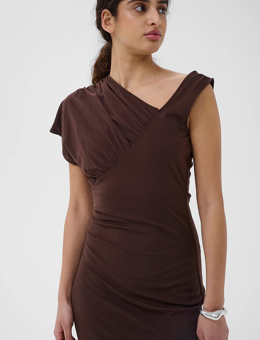 InWear - PENNIEIW DRESS - cocktailklänningar - coffee bean - 4