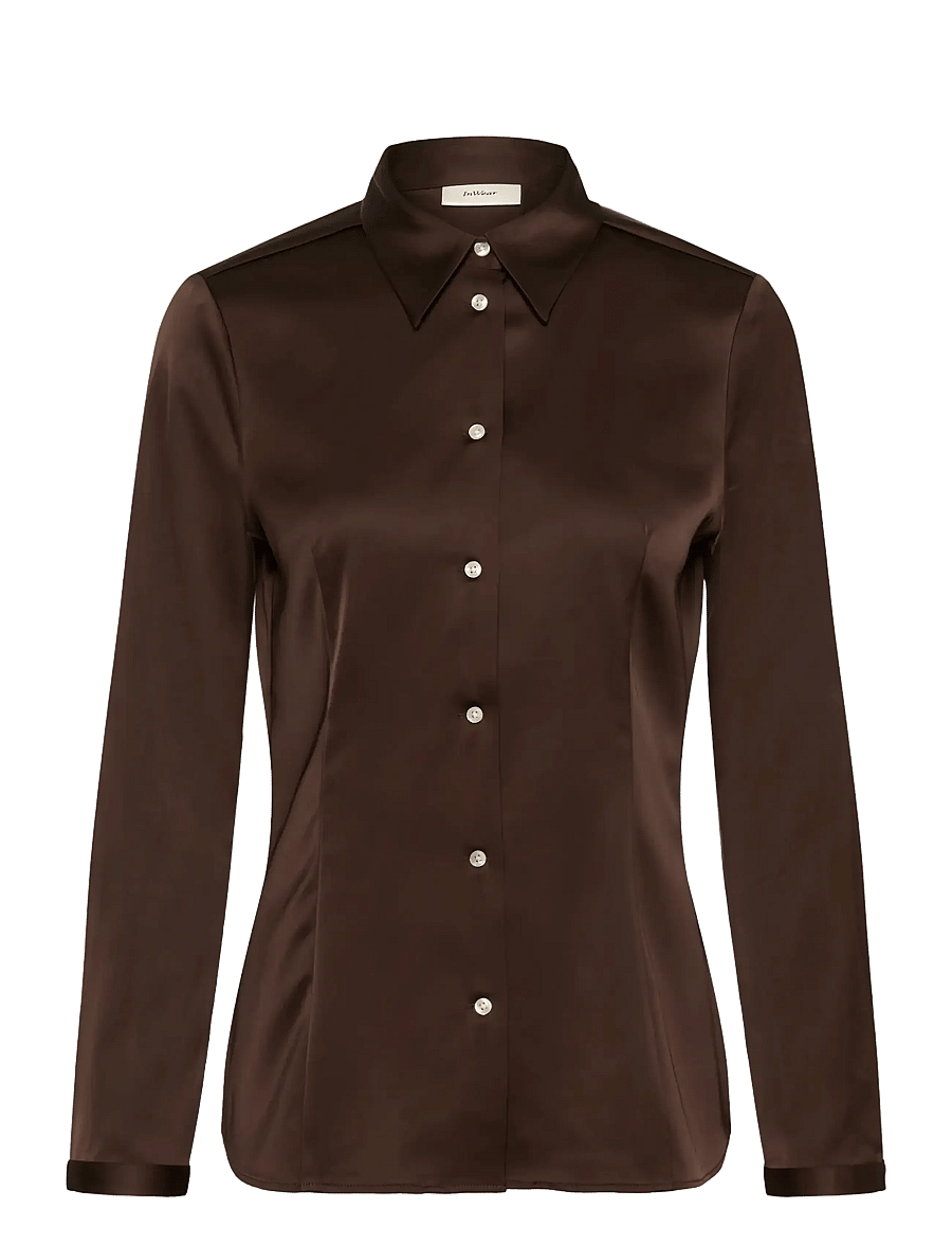 InWear - LAKEIW SHIRT - pitkähihaiset kauluspaidat - coffee bean - 1