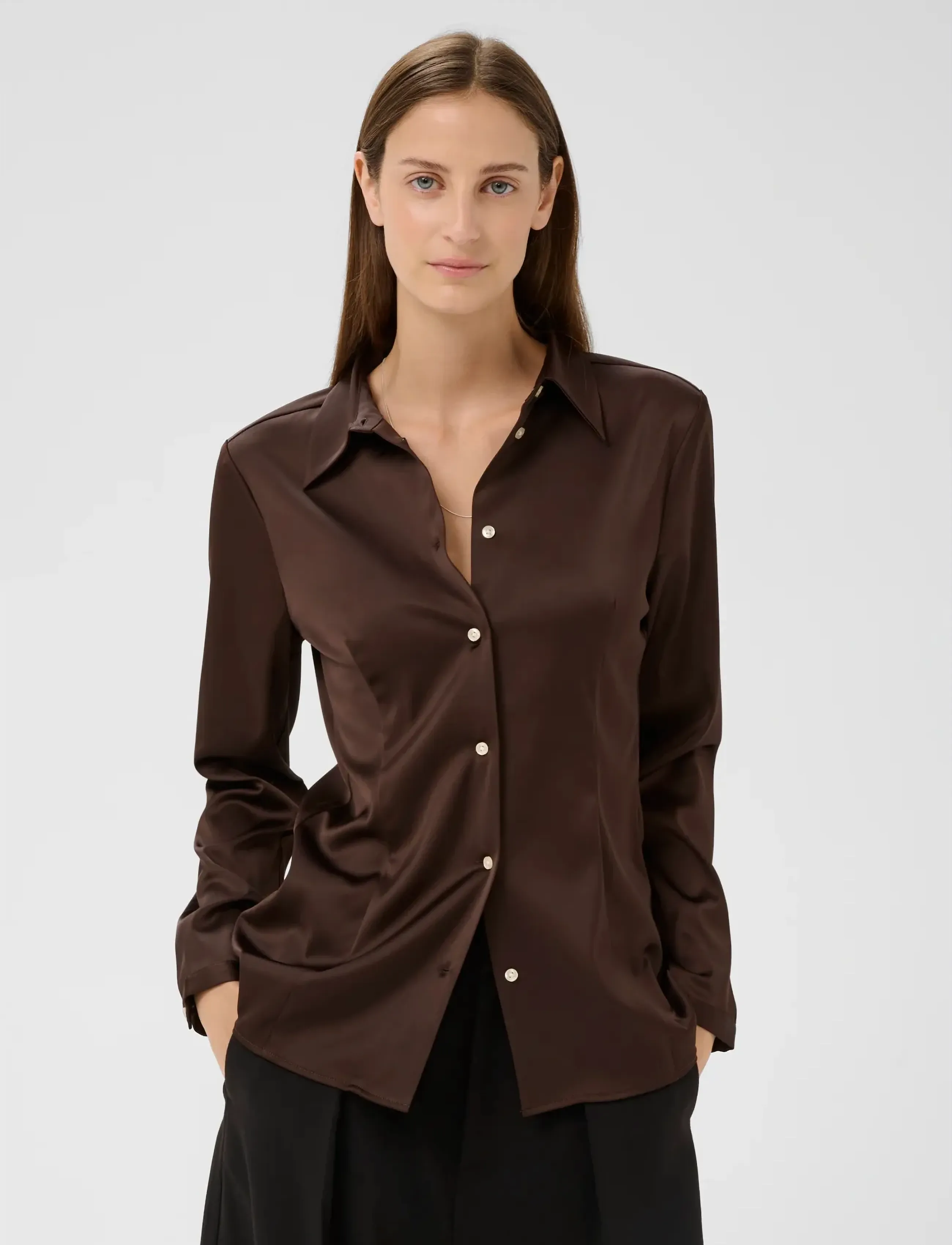 InWear LAKEIW SHIRT - Bluser & Skjorter - COFFEE BEAN / brown
