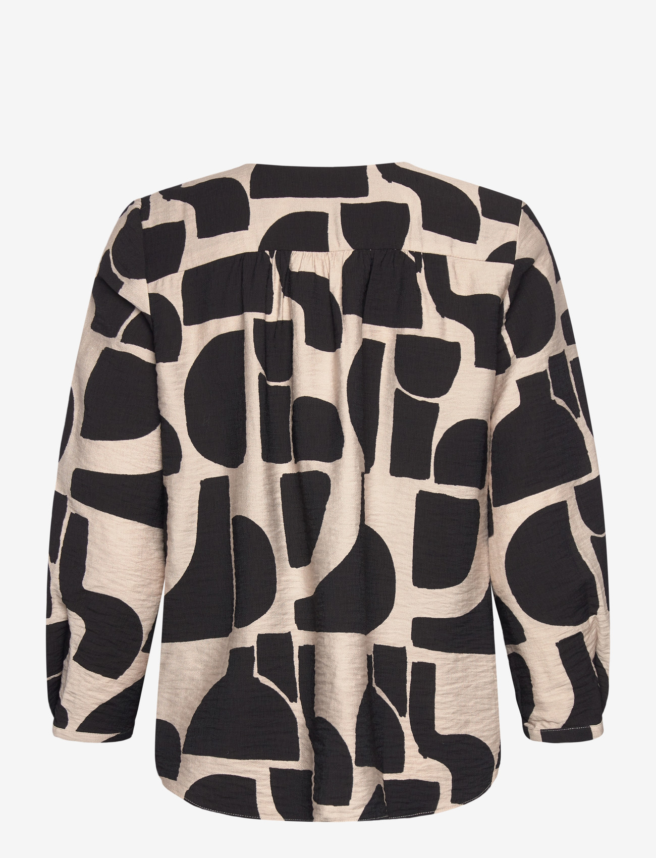 InWear - LYNNIW BLOUSE - blouses met lange mouwen - black soft blocks - 2