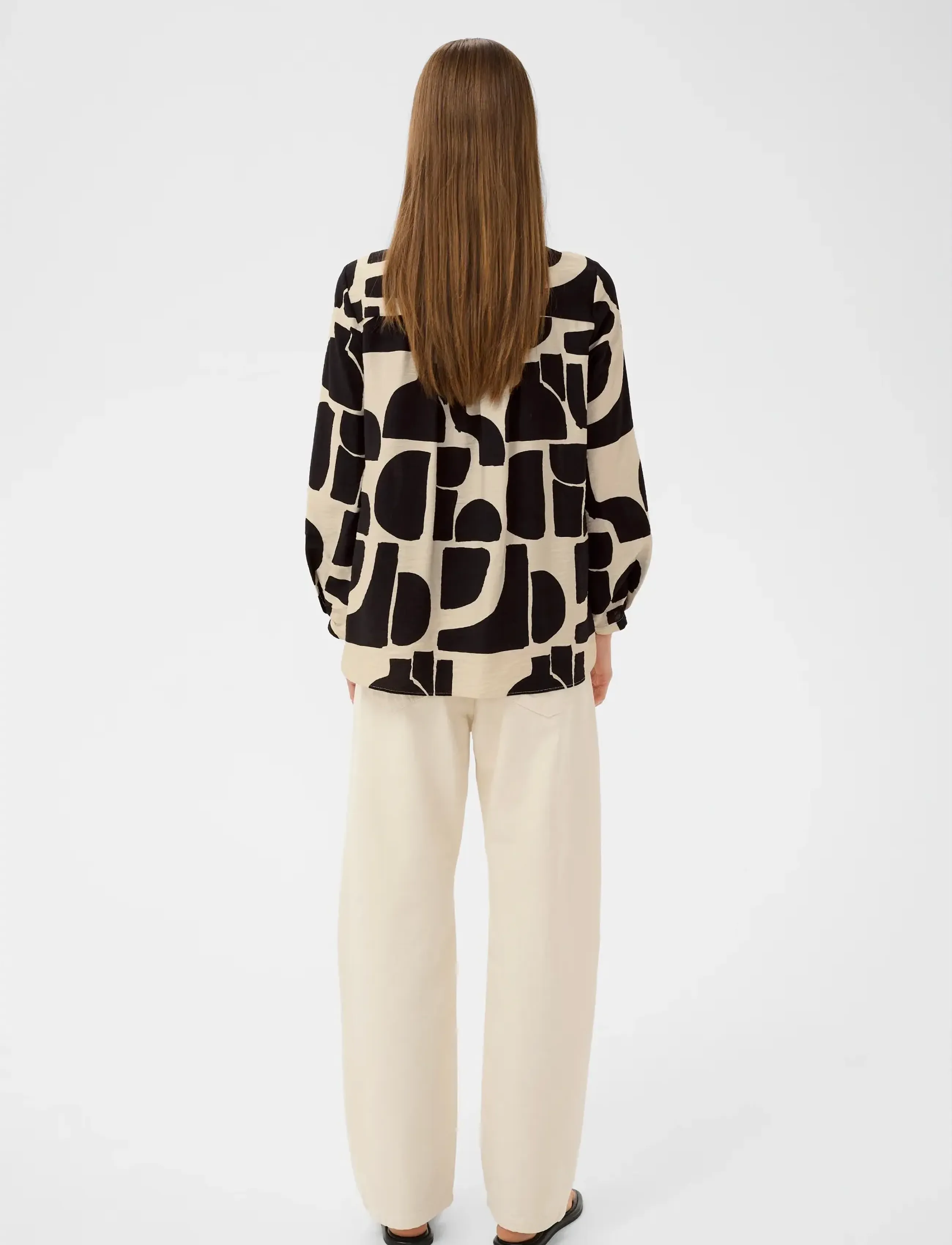 InWear - LYNNIW BLOUSE - palaidinės ilgomis rankovėmis - black soft blocks - 4