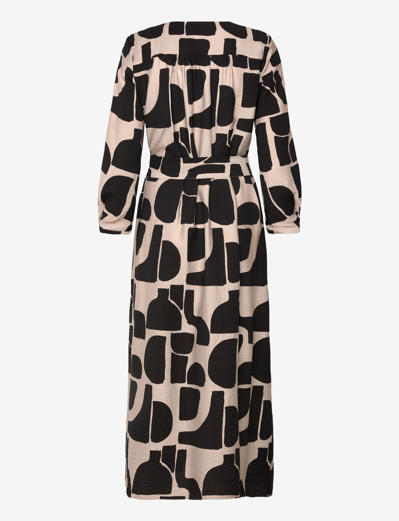 InWear - LYNNIW BELTED DRESS - sommerkjoler - black soft blocks - 1