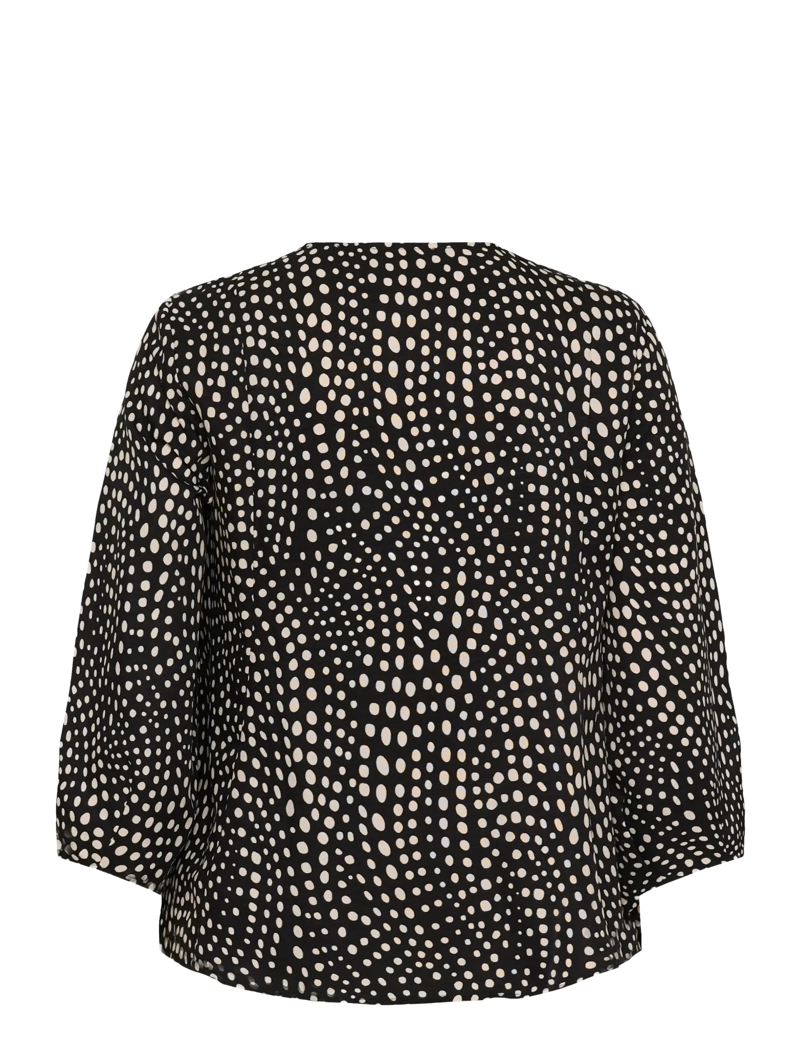 InWear - LIBERTYIW V-NECK - langärmlige blusen - black faded dot - 2