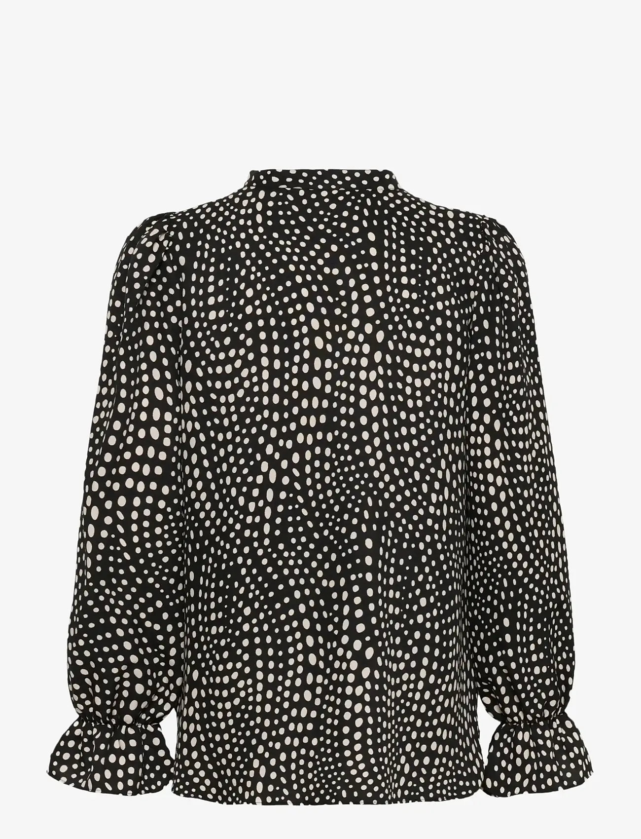InWear - LIBERTYIW BLOUSE - blouses à manches longues - black faded dot - 2
