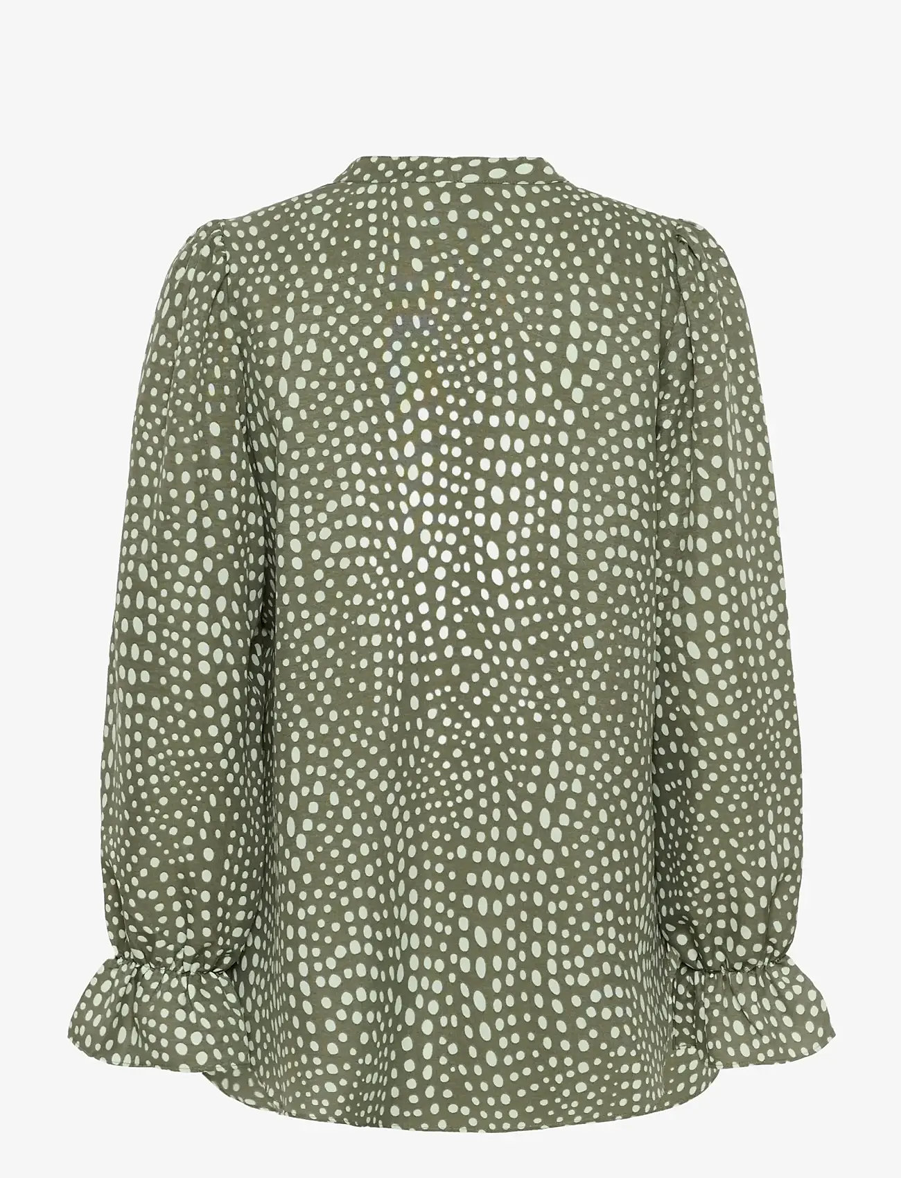 InWear - LIBERTYIW BLOUSE - langärmlige blusen - green faded dot - 2