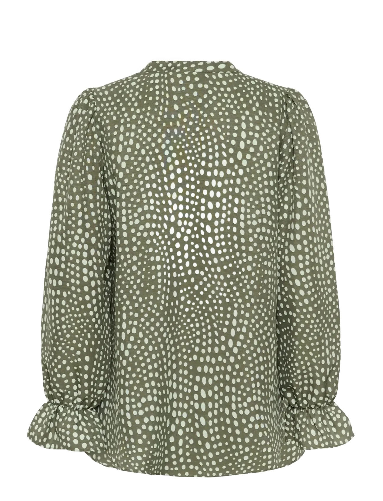 InWear - LIBERTYIW BLOUSE - long sleeved blouses - green faded dot - 2