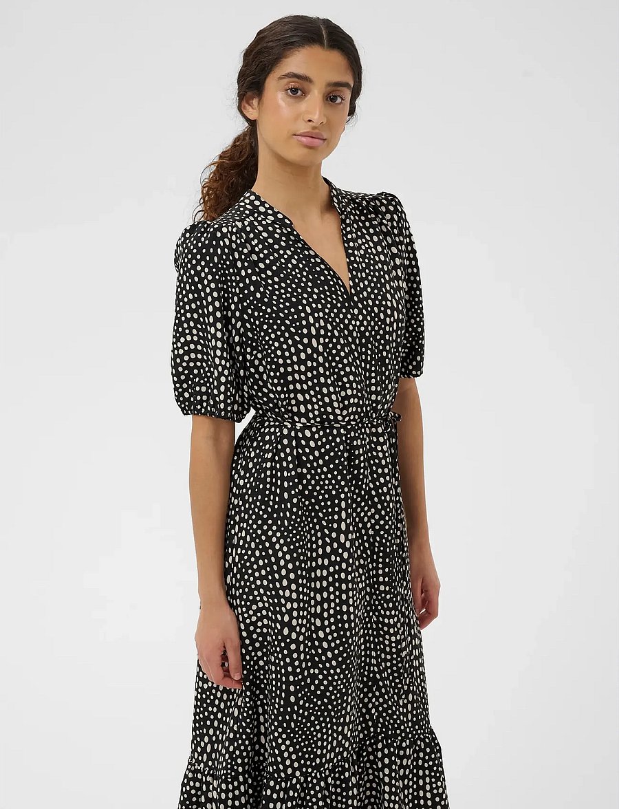 InWear - LIBERTYIW DRESS - sommerkleider - black faded dot - 5