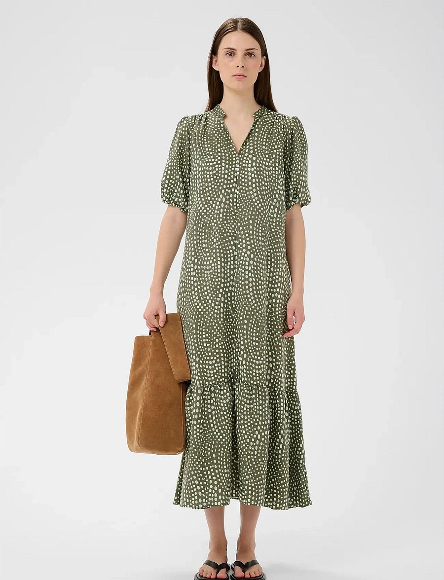 InWear - LIBERTYIW DRESS - sommerkleider - green faded dot - 3