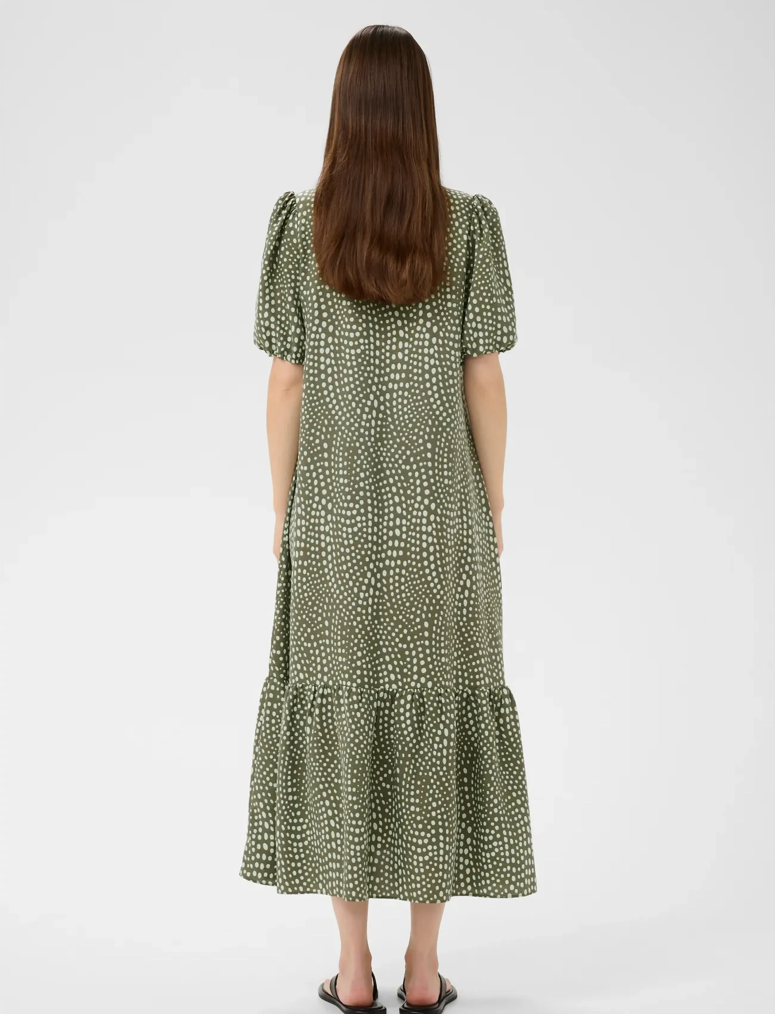 InWear - LIBERTYIW DRESS - sommerkjoler - green faded dot - 4