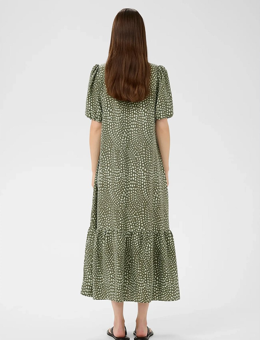 InWear - LIBERTYIW DRESS - sommerkleider - green faded dot - 4