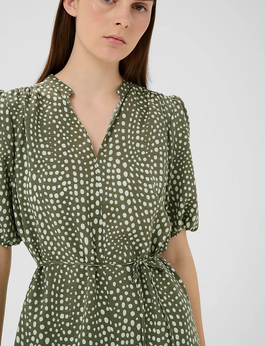 InWear - LIBERTYIW DRESS - sommerkleider - green faded dot - 5