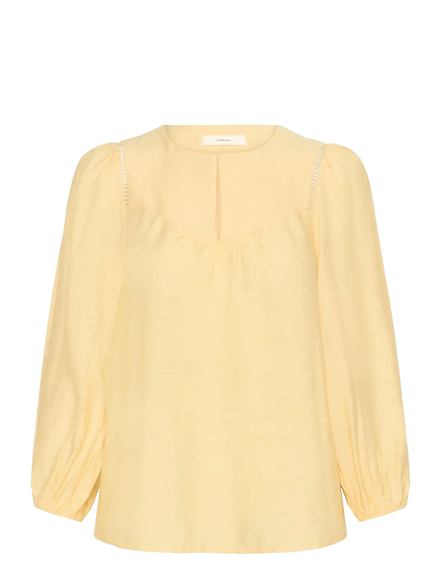 InWear - LINNISIW BLOUSE - pikkade varrukatega pluusid - chamomile - 1