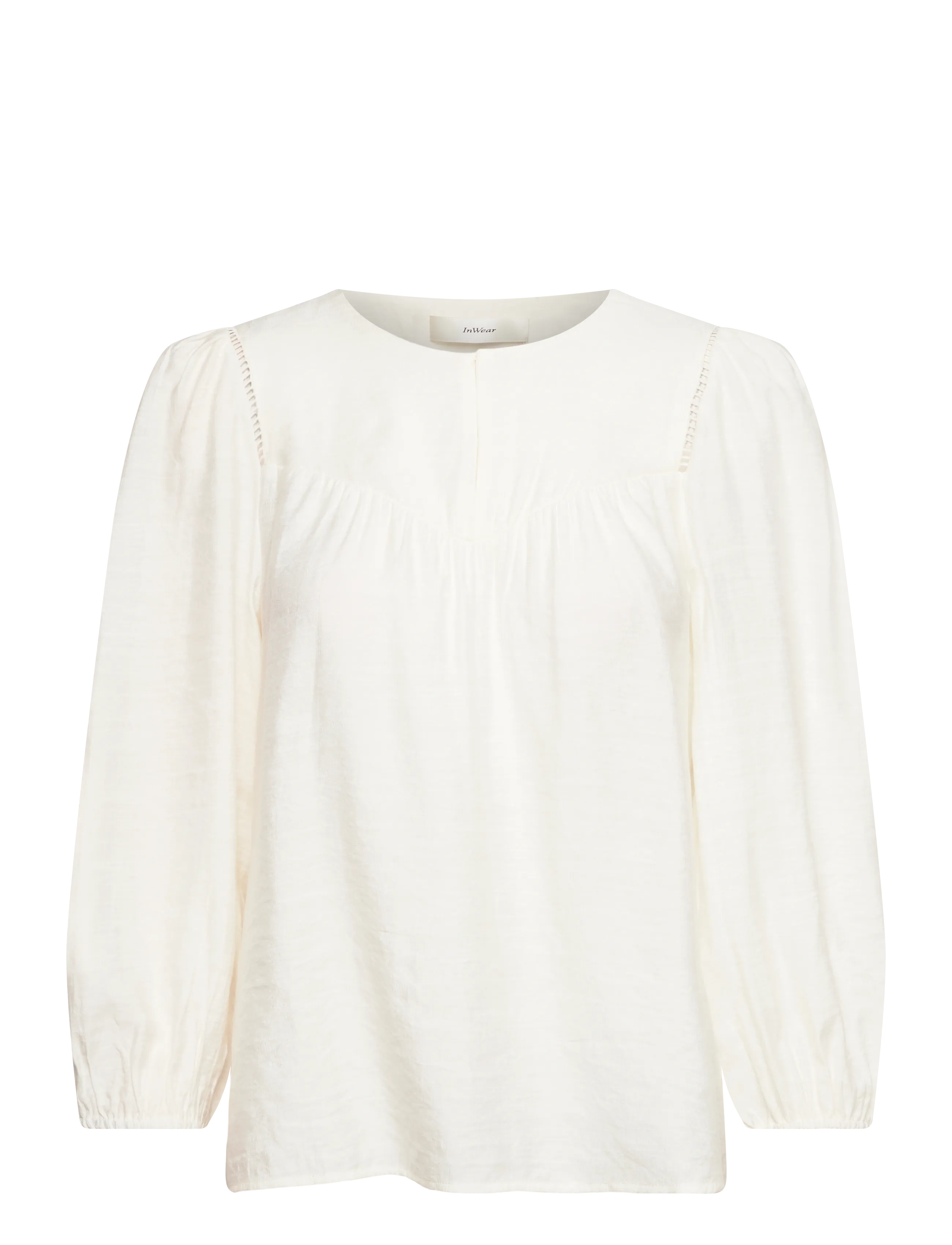 InWear LINNISIW BLOUSE - Clothing - WHISPER WHITE / white