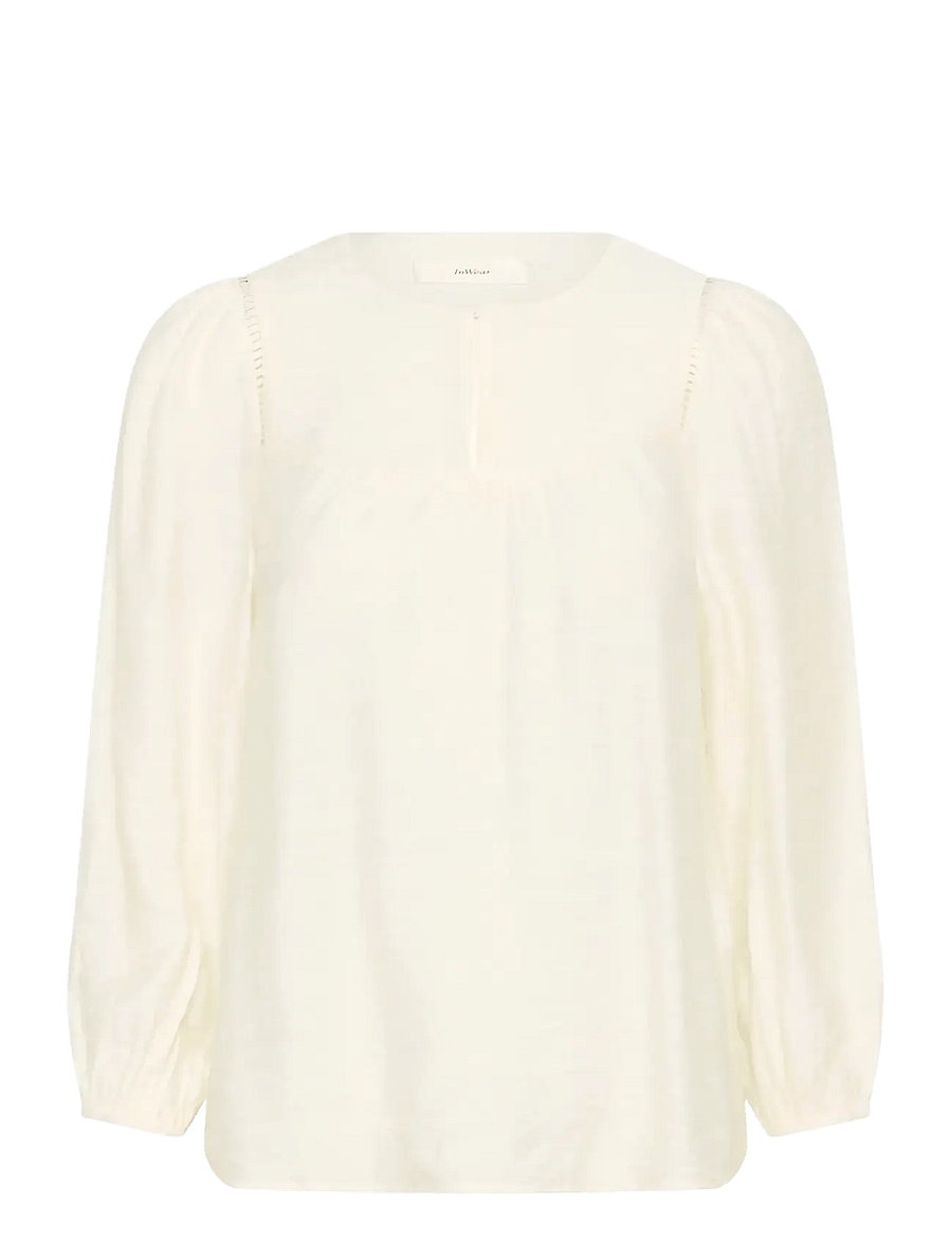 InWear - LINNISIW BLOUSE - langærmede bluser - whisper white - 1