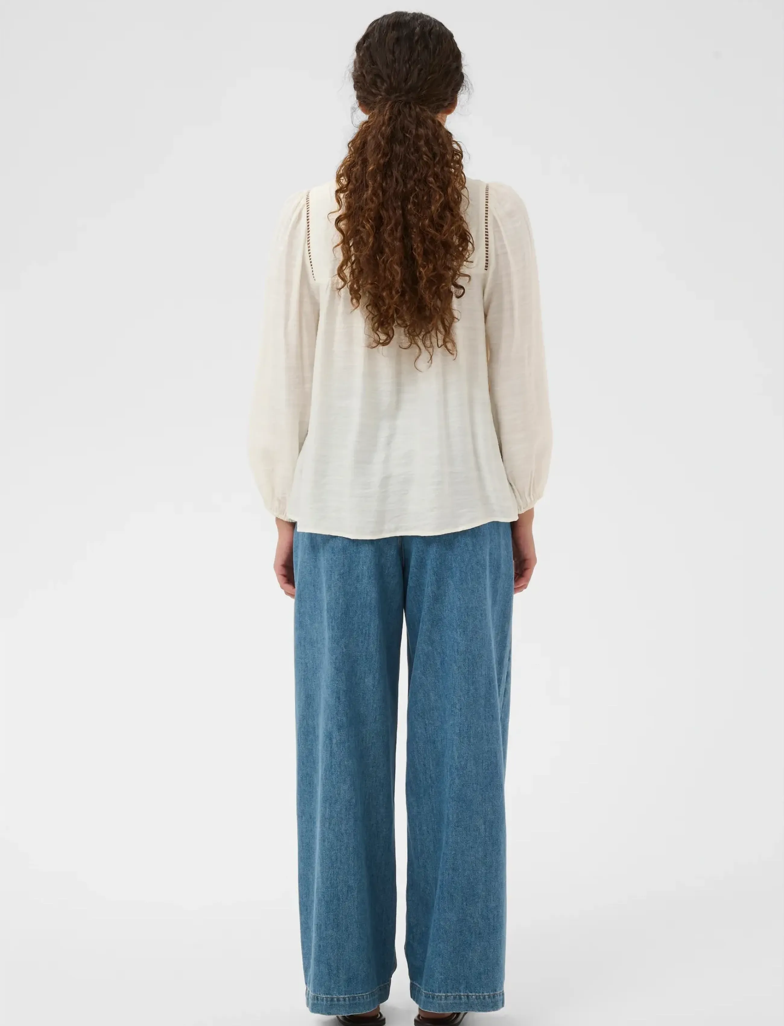 InWear - LINNISIW BLOUSE - langærmede bluser - whisper white - 4