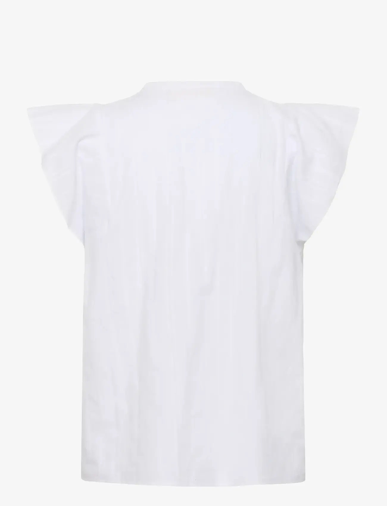 InWear - ROSEVILLEIW CIDENZA TOP - lühikeste varrukatega pluusid - pure white - 2