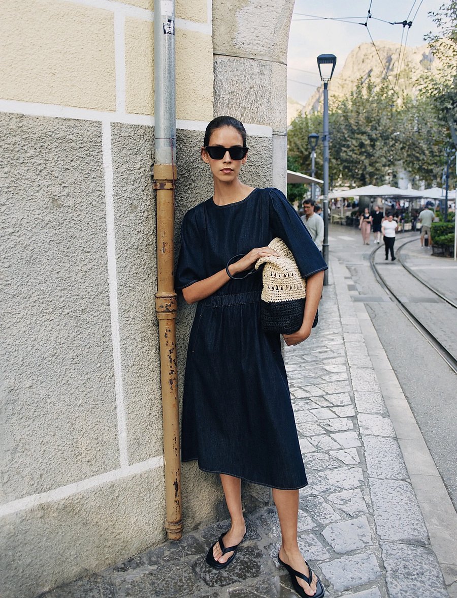 InWear - GLENNIW DRESS - denimkjoler - dark denim - 0
