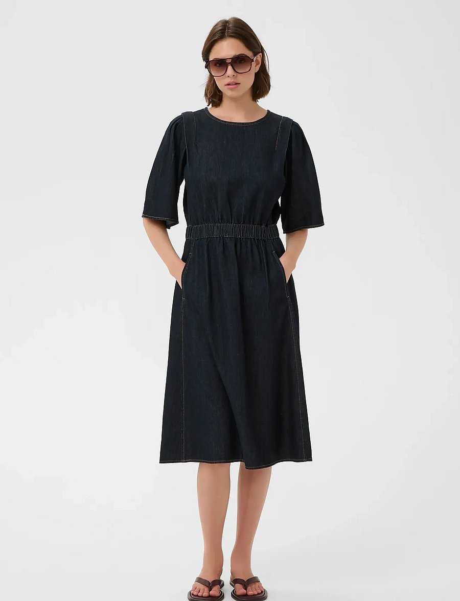 InWear - GLENNIW DRESS - denimkjoler - dark denim - 3