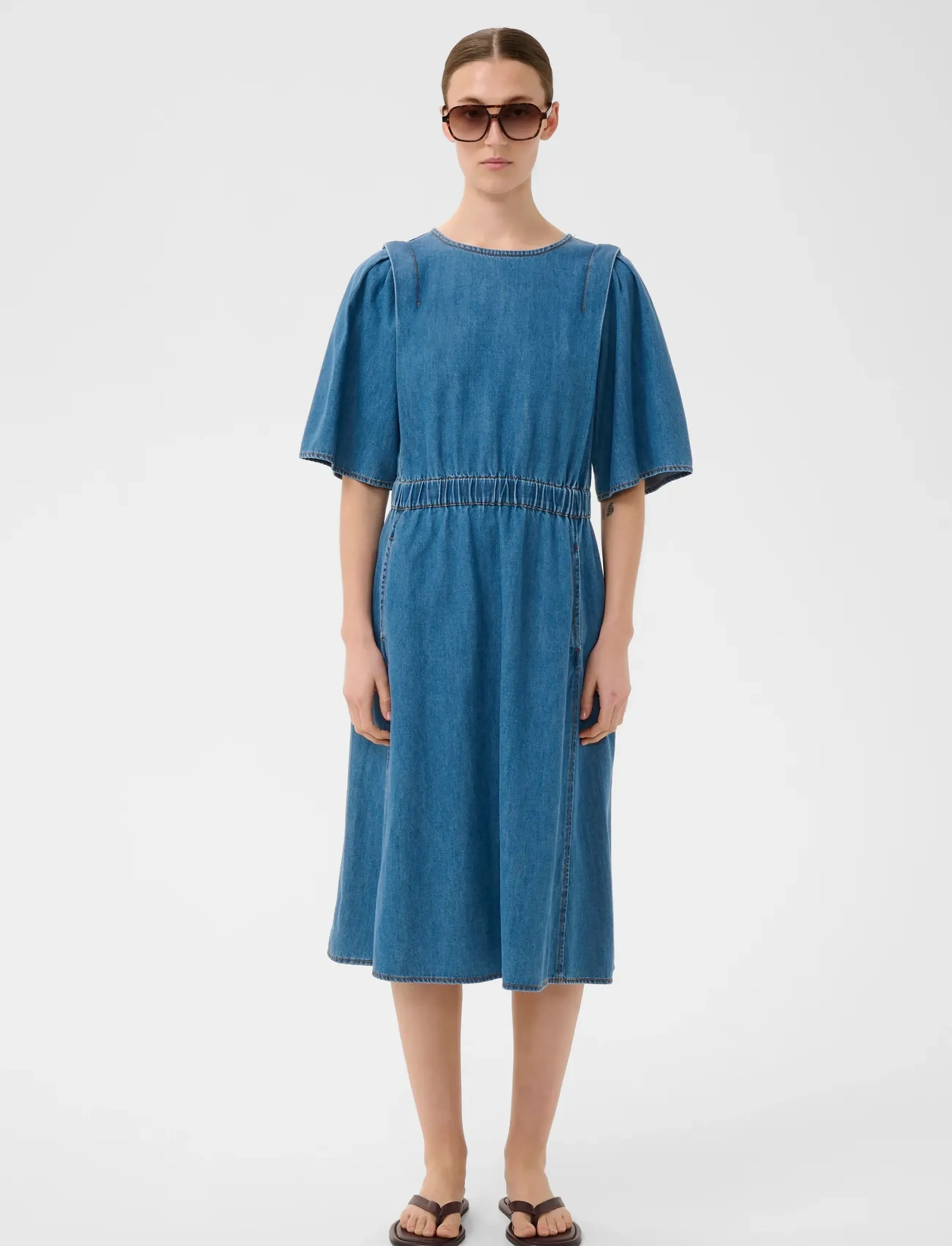 InWear GLENNIW DRESS - Klänningar - FADED BLUE / blue