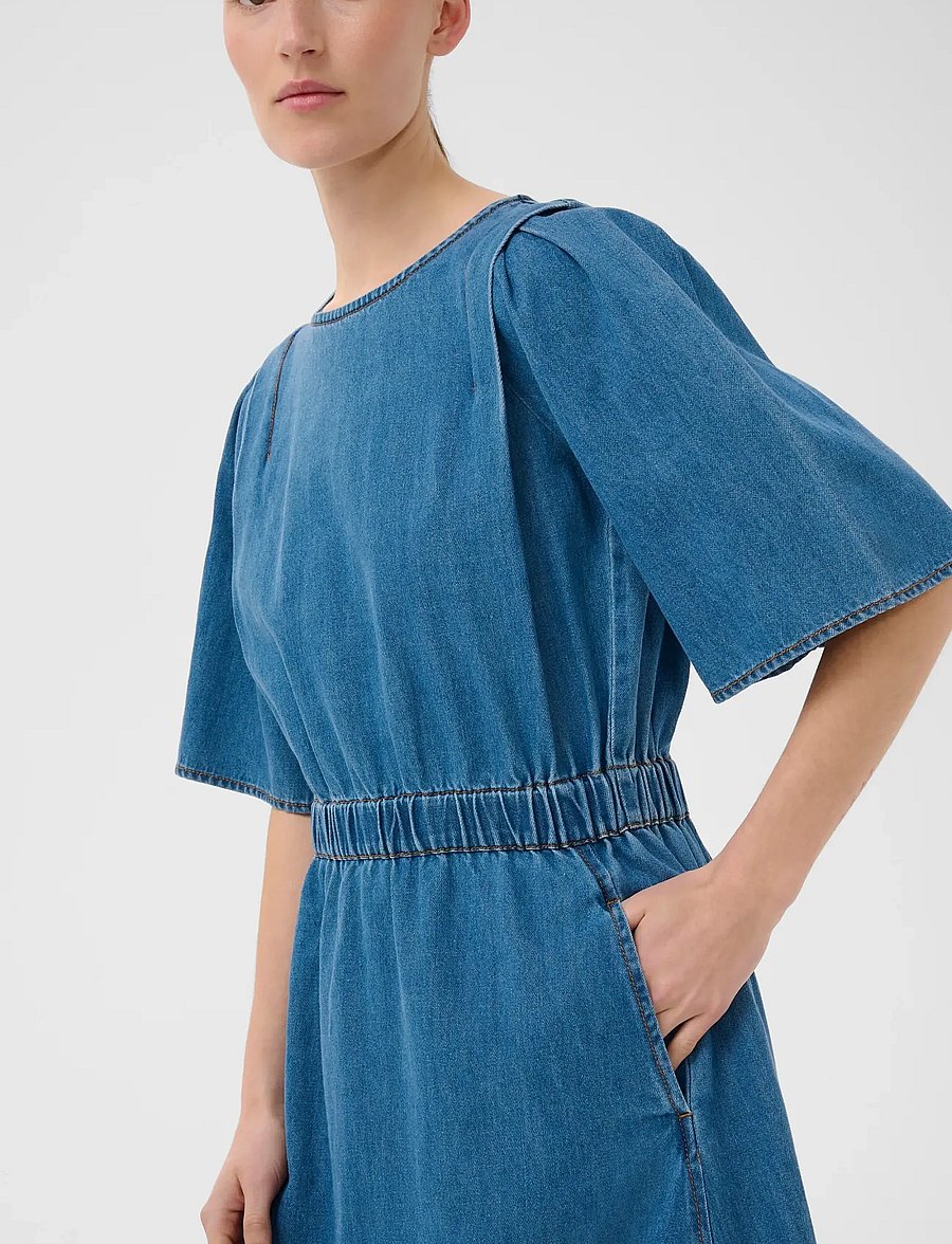 InWear - GLENNIW DRESS - teksakleidid - faded blue - 4