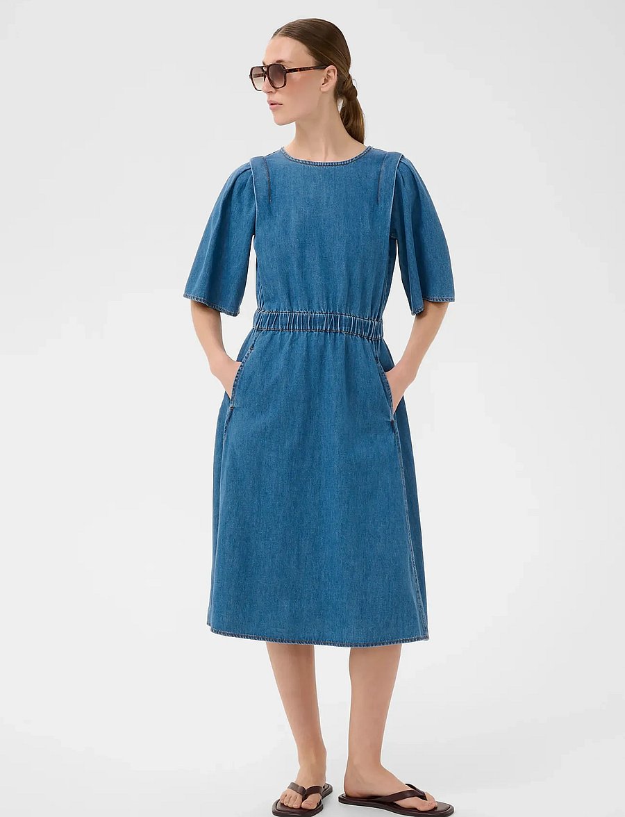 InWear - GLENNIW DRESS - teksakleidid - faded blue - 5