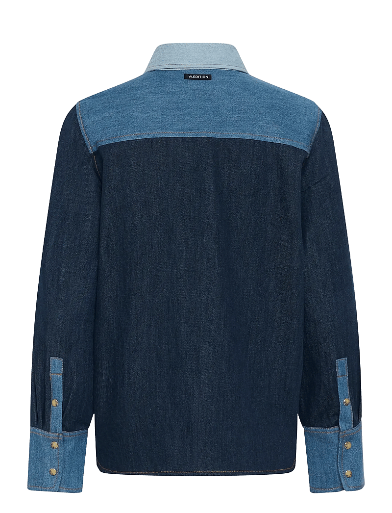 InWear - GLENNAIW SHIRT - denimskjorter - denim mix blue - 2