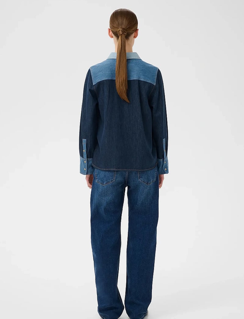 InWear - GLENNAIW SHIRT - denimskjorter - denim mix blue - 4
