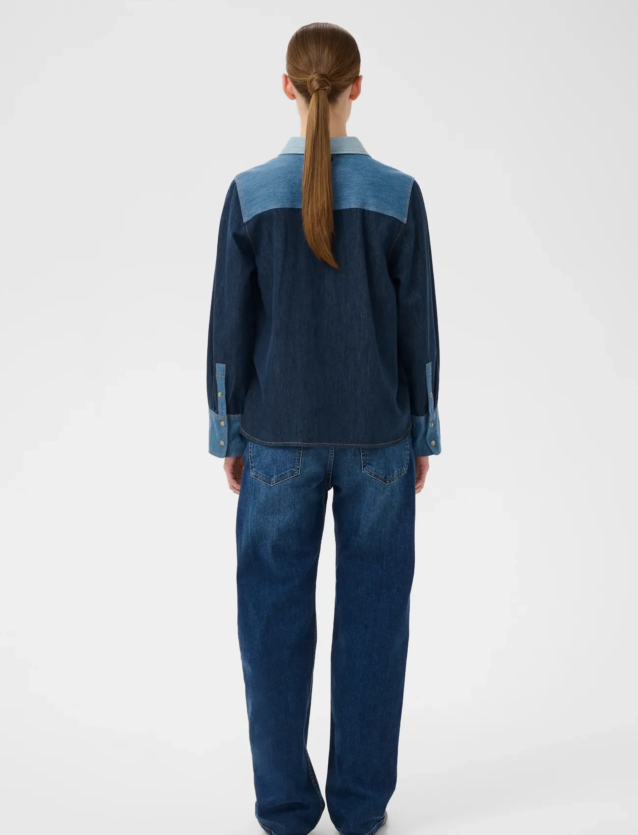 InWear - GLENNAIW SHIRT - denim shirts - denim mix blue - 4