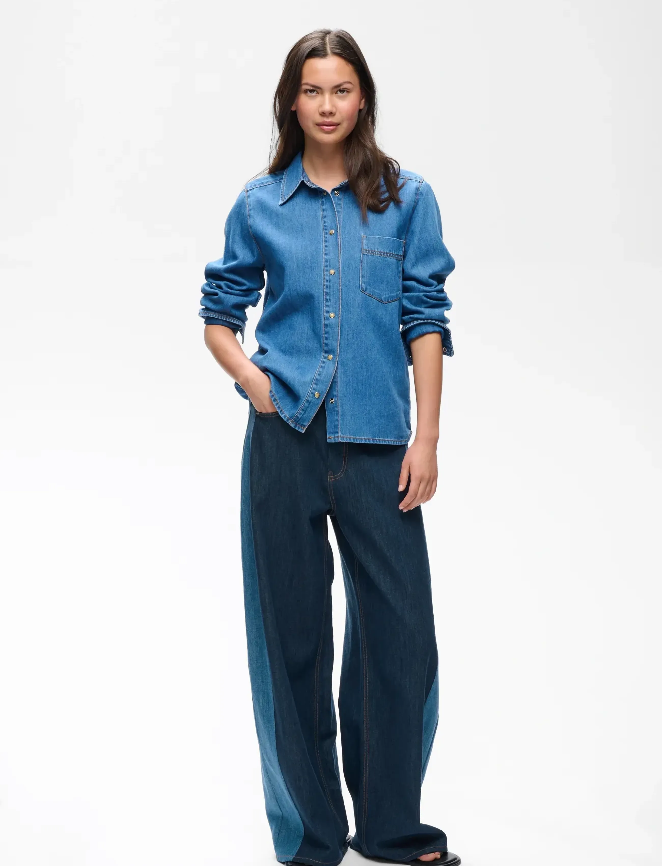 InWear - GLENNAIW BARREL JEANS - barrel jeans - denim mix blue - 4
