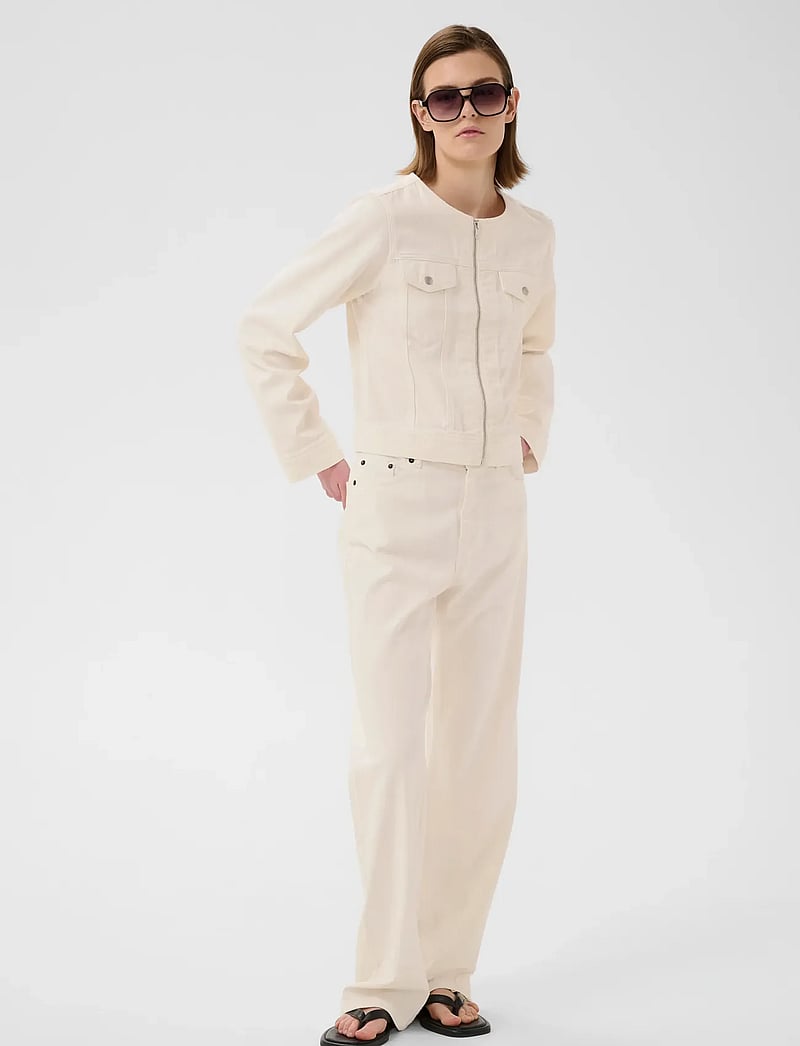 InWear - GLADYSIW JACKET - spring jackets - ecru melange - 3