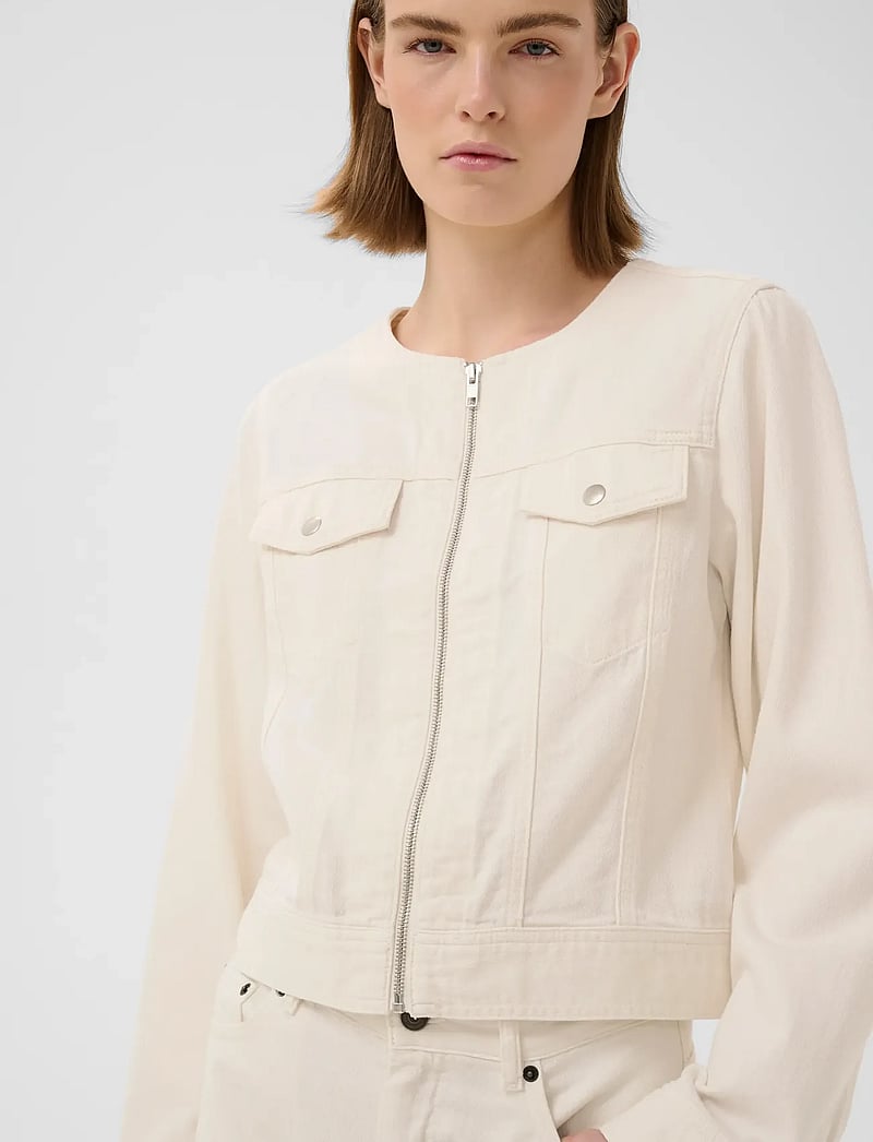 InWear - GLADYSIW JACKET - spring jackets - ecru melange - 5