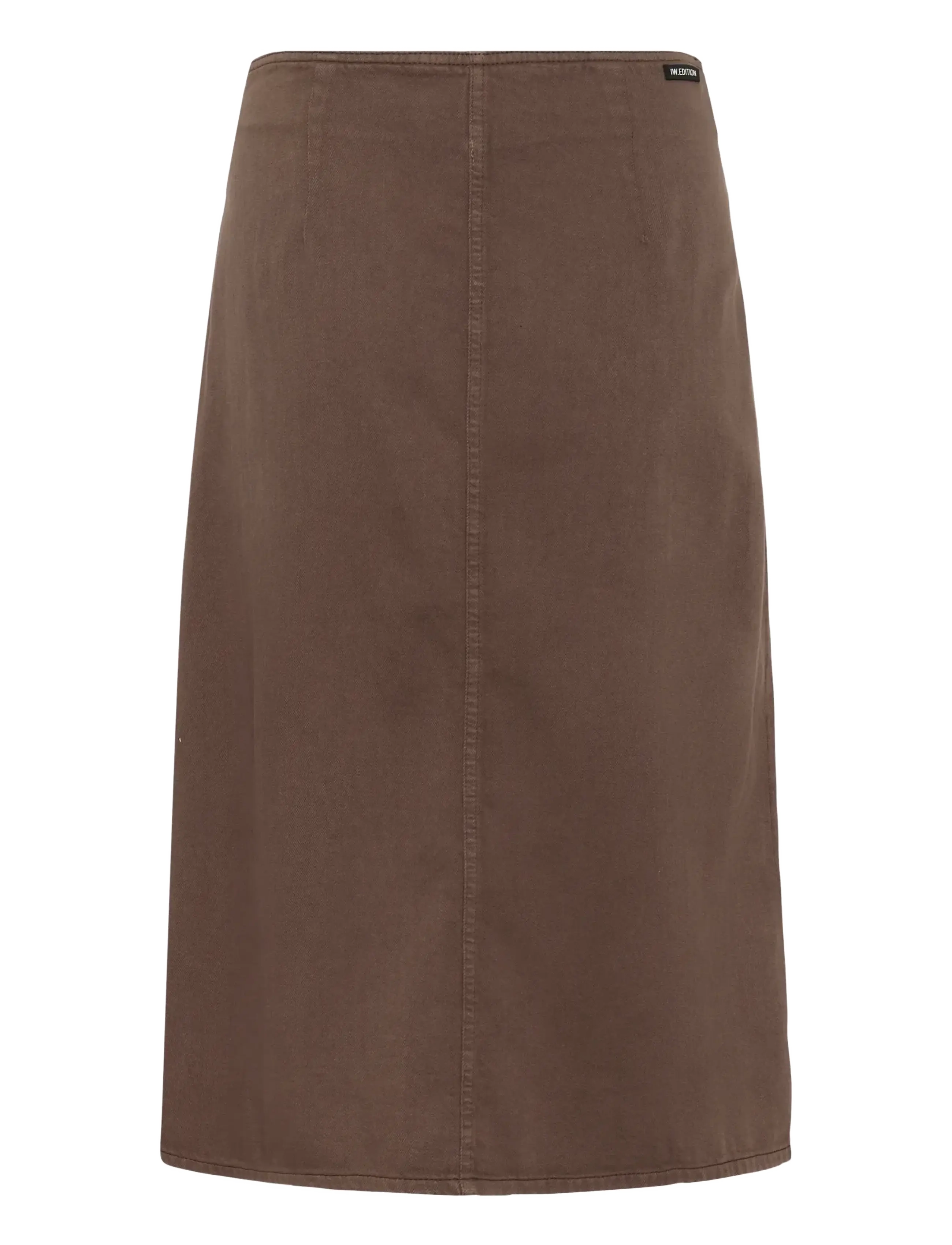 InWear - GLADYSIW DENIM WRAP SKIRT - slå-om-nederdele - coffee quartz - 2