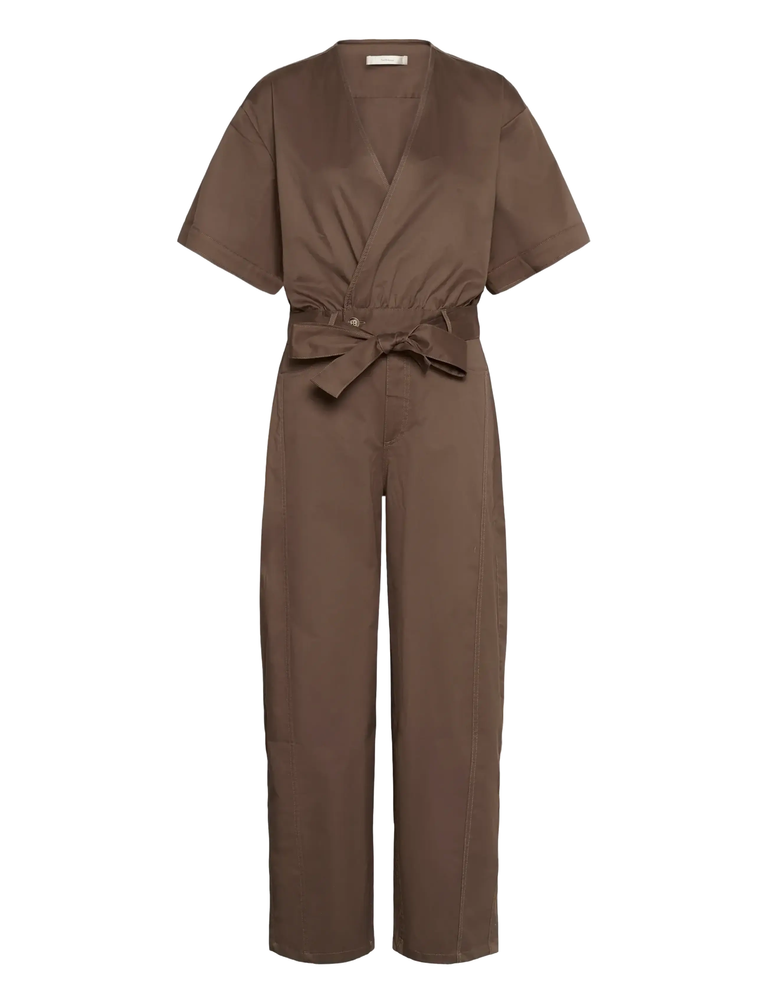 InWear Gabbyiw Jumpsuit, Kvinder, Slå Om Jumpsuit, Brun, Str: 44
