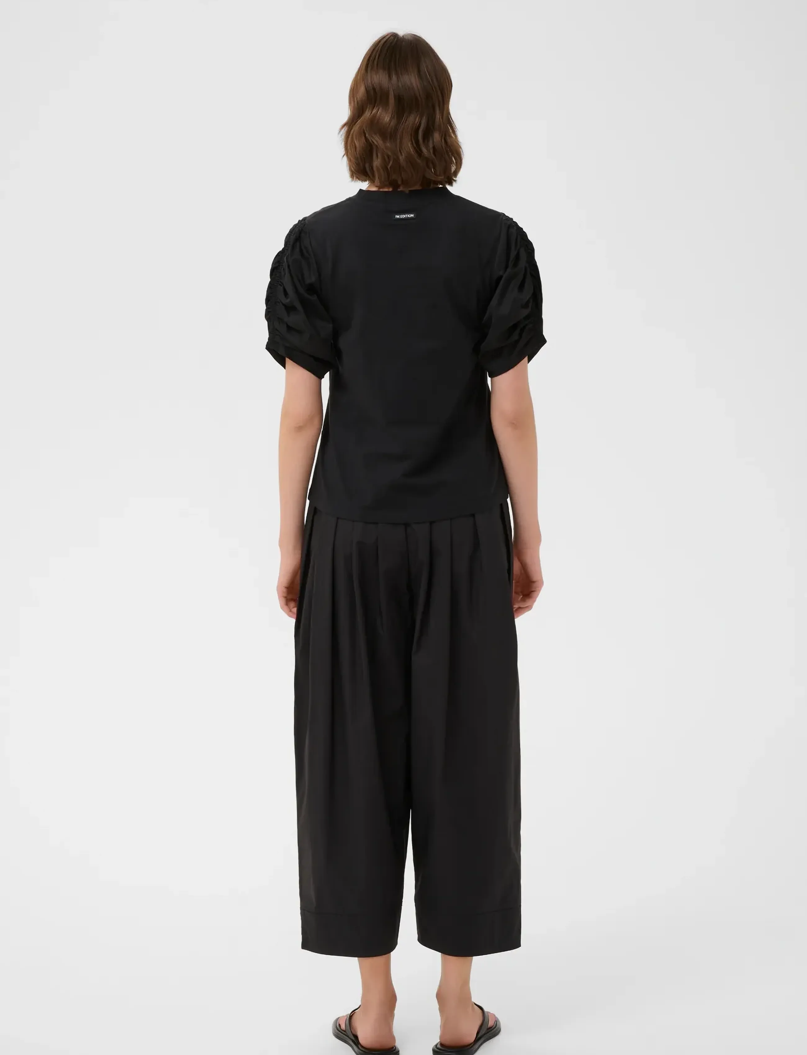 InWear - GUDRUNIW V-NECK TSHIRT - t-shirts - black - 4