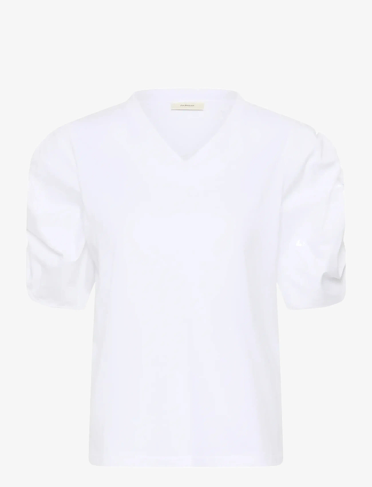 InWear - GUDRUNIW V-NECK TSHIRT - t-shirts - pure white - 1