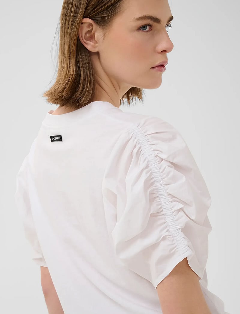 InWear - GUDRUNIW V-NECK TSHIRT - t-shirts - pure white - 4