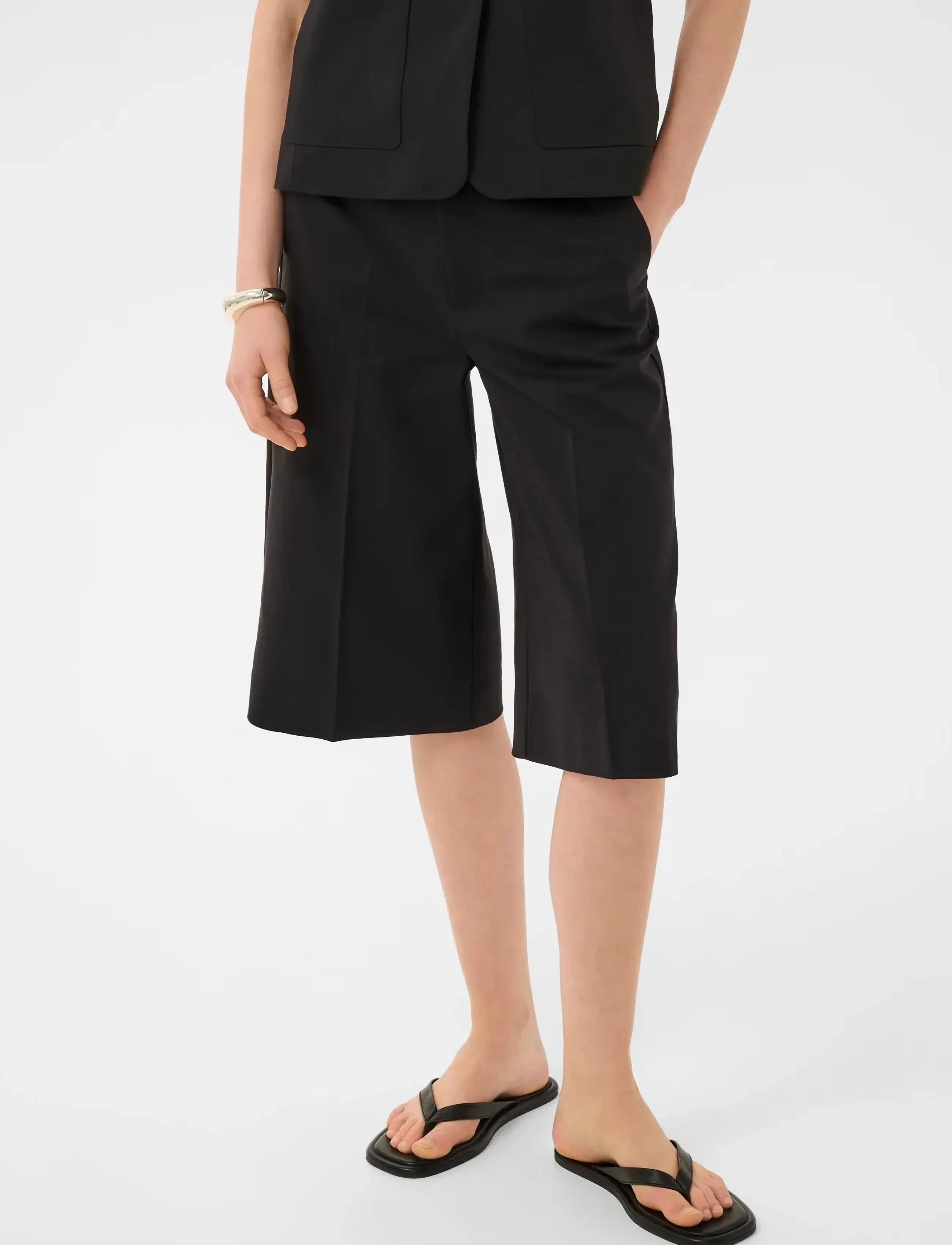 InWear ZELLAIW LONGLINE SHORTS - InWear - BLACK / black