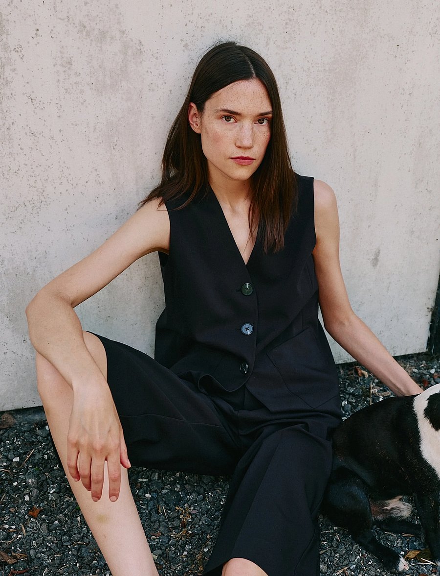 InWear - ZELLAIW LONGLINE SHORTS - bermudashorts - black - 3