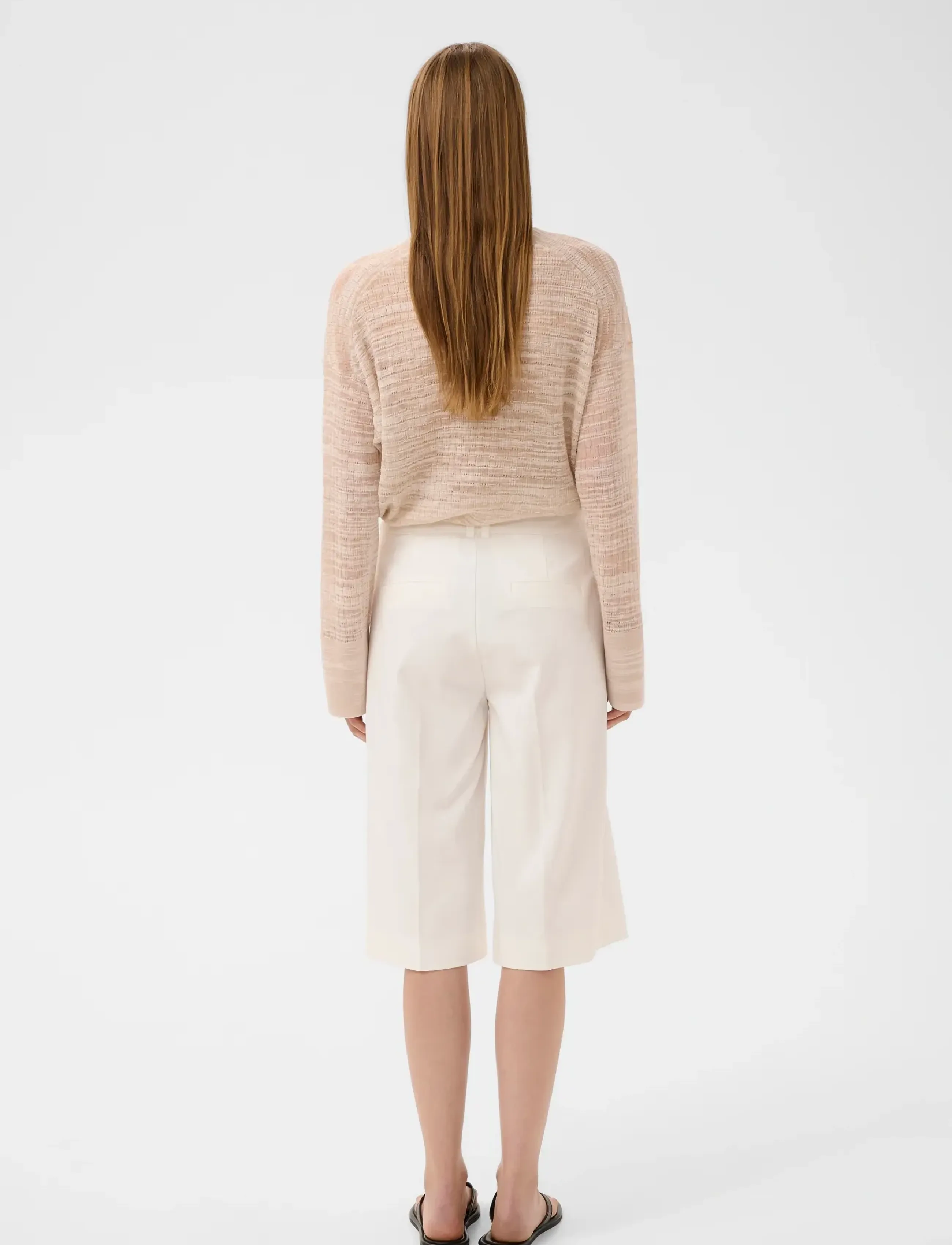 InWear - ZELLAIW LONGLINE SHORTS - bermudas - whisper white - 4