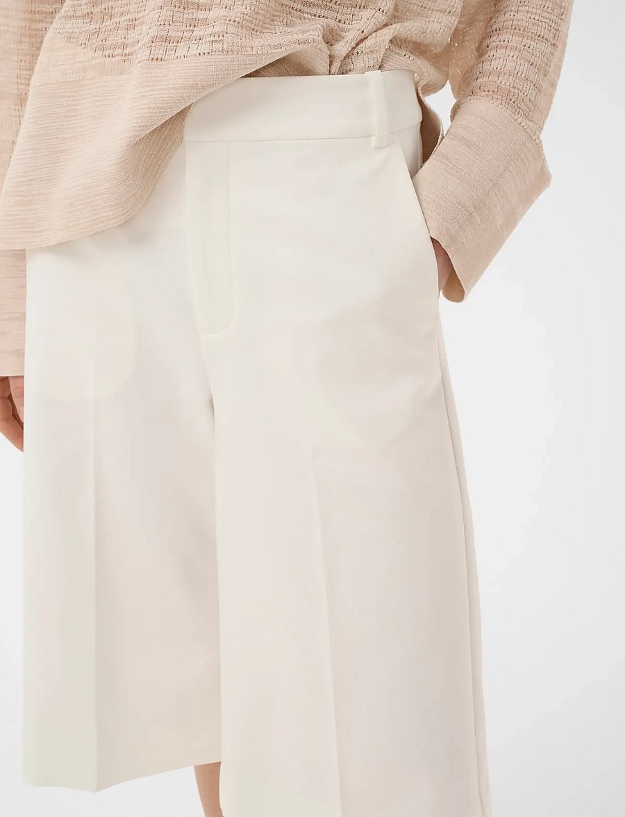 InWear - ZELLAIW LONGLINE SHORTS - bermuda-püksid - whisper white - 5