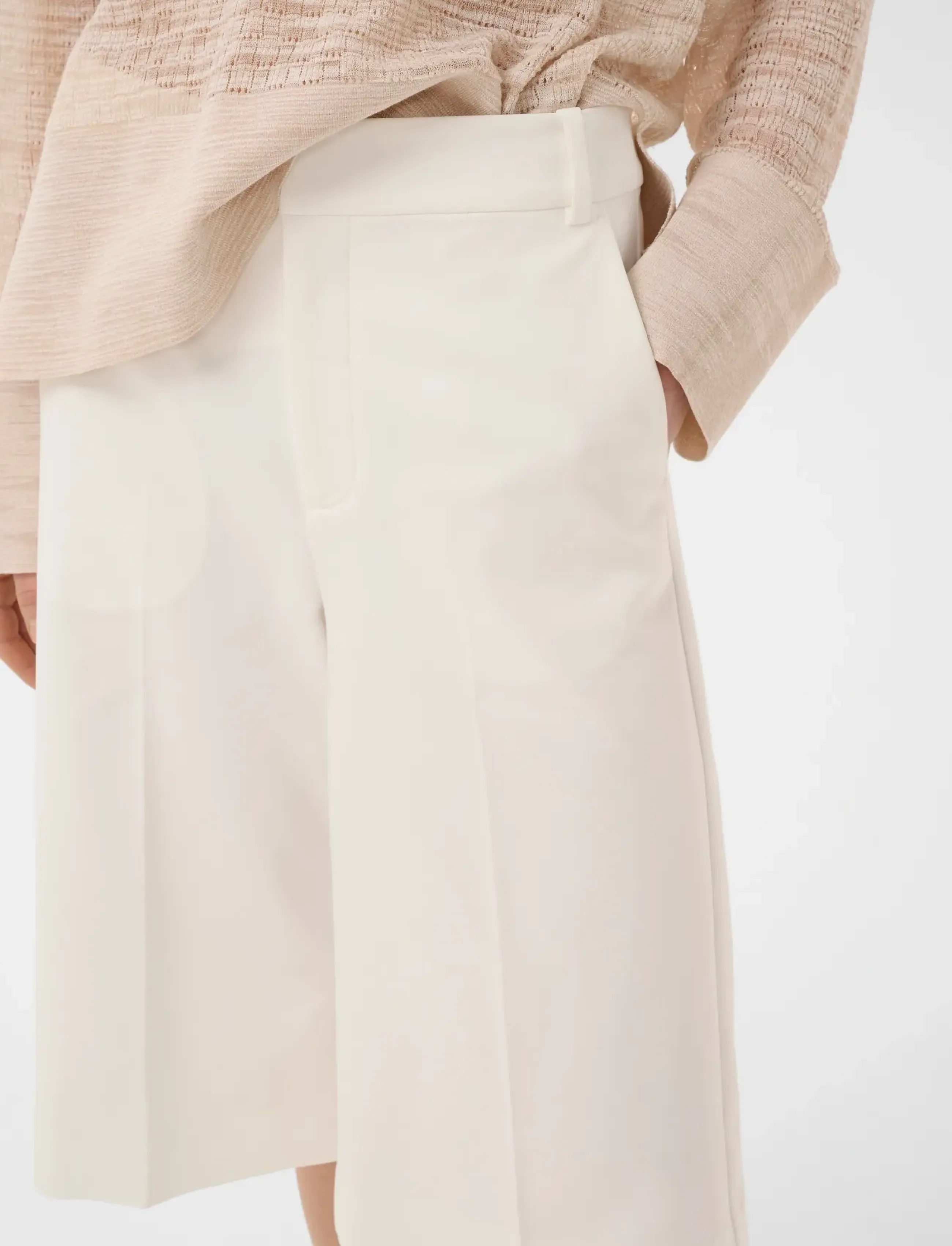 InWear - ZELLAIW LONGLINE SHORTS - bermudashorts - whisper white - 5