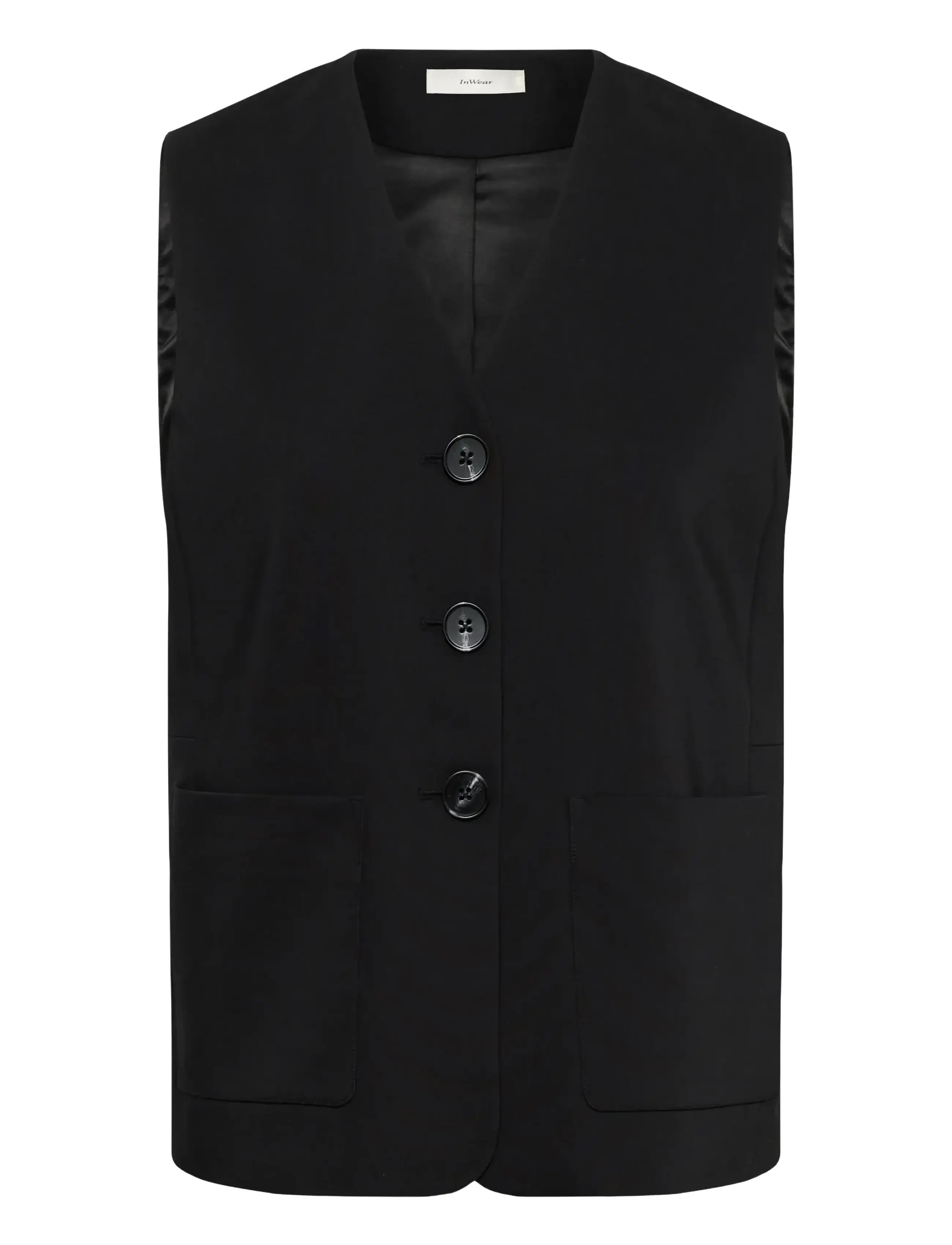 INWEAR Zellaiw Hip Weste Schwarz - 38 - Damen