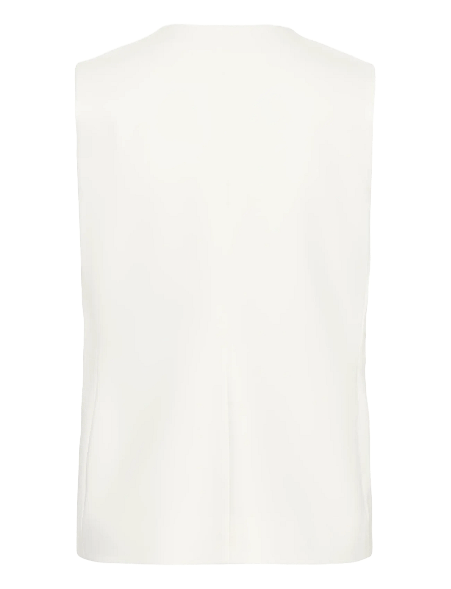 InWear - ZELLAIW HIP WAISTCOAT - westen - whisper white - 2