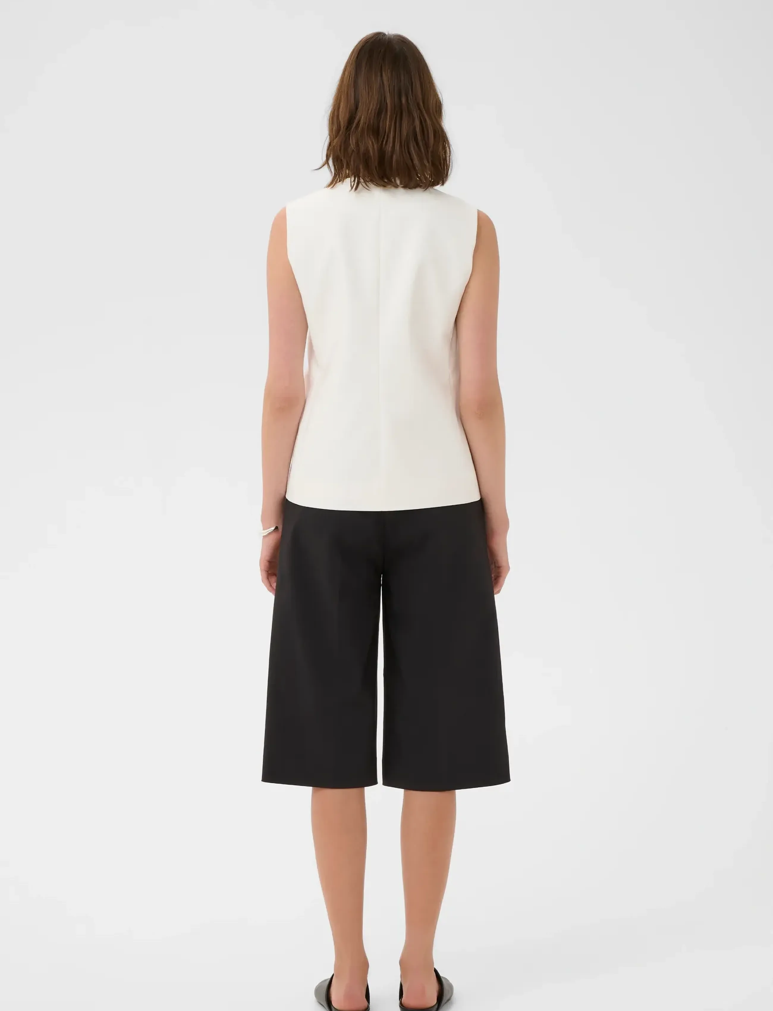 InWear - ZELLAIW HIP WAISTCOAT - veste - whisper white - 4