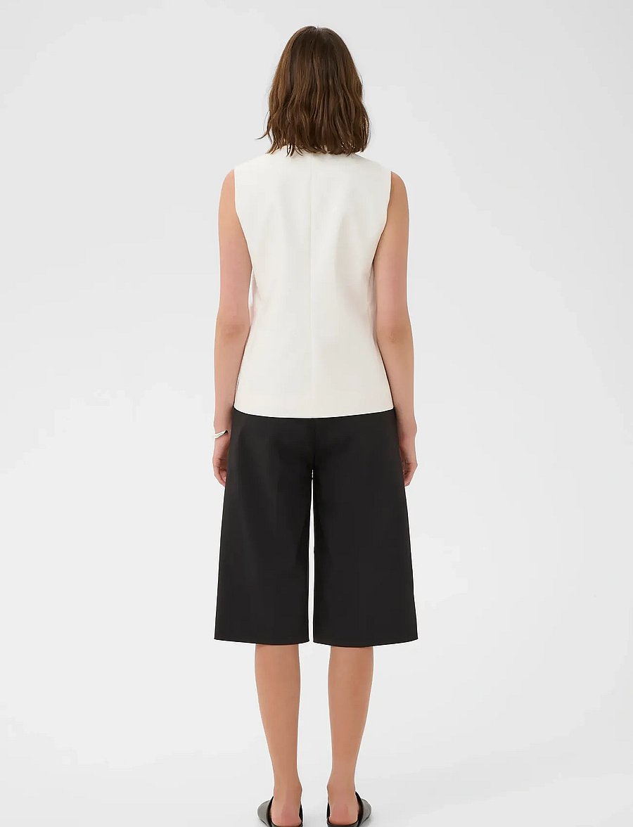 InWear - ZELLAIW HIP WAISTCOAT - westen - whisper white - 4
