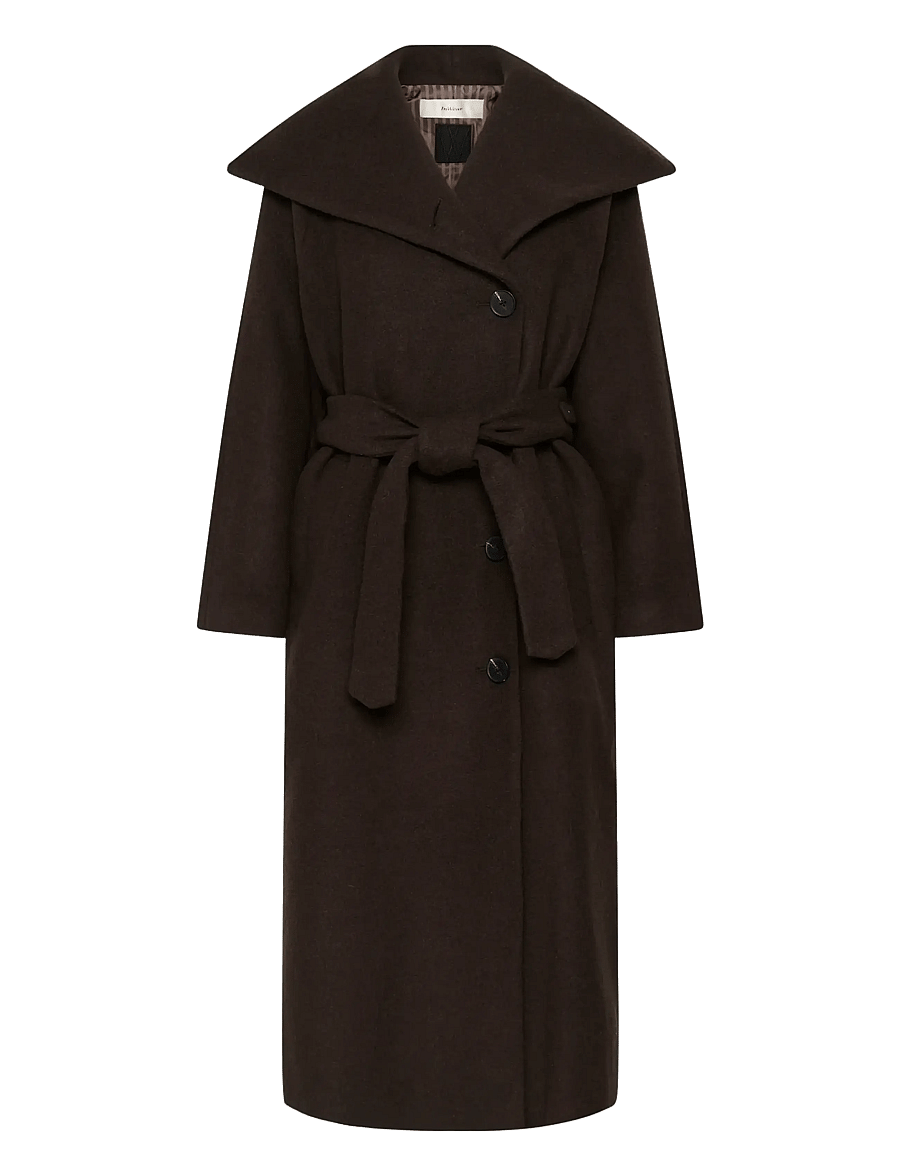 InWear - ZORAHIW LONG COAT - winterjacken - chocolate brown - 0