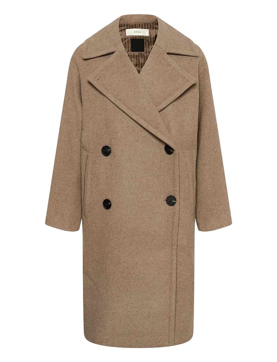 InWear - ZORAHIW DB COAT - winterjacken - sandy grey melange - 1